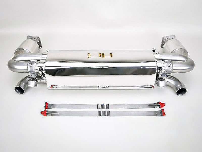 FVD Brombacher Sport Valved Muffler with 200 Cell Cats (TUV Ver) 997.1 Turbo