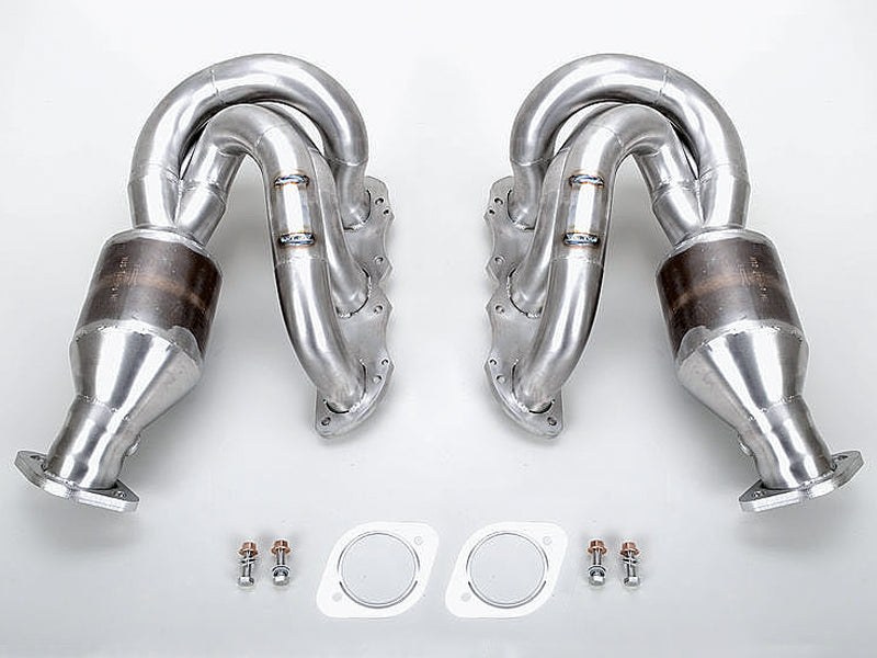 Sport Headers M&M Edition with 200 cell HD Sport Catalytics 981 GT4 Spyder