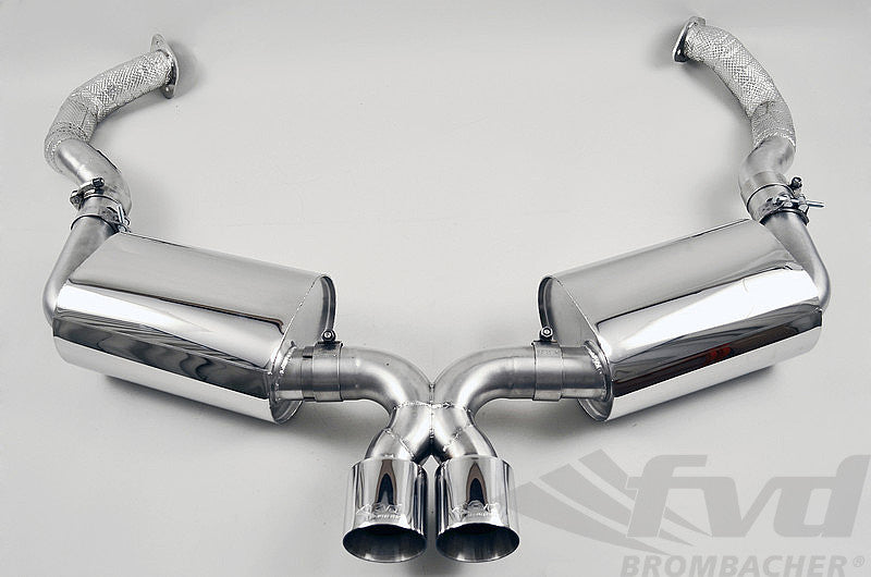 FVD Sport Muffler Brombacher for Porsche 981 Cayman Boxster